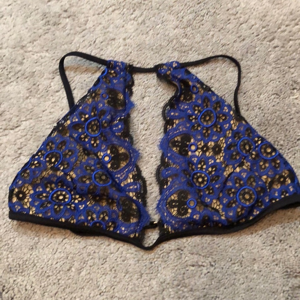 Planet Blue Bikini Top